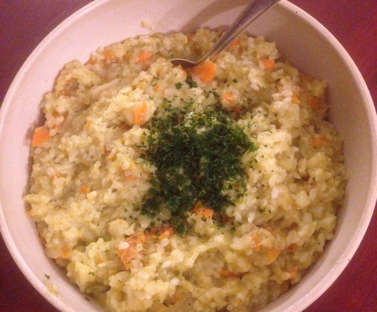 Risotto carottes panais