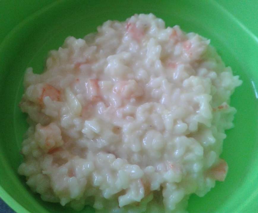 risotto courgette crevette