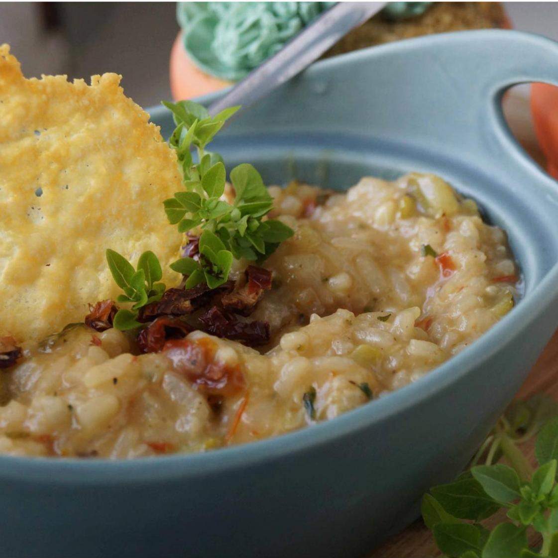 Risotto courgettes / tomates séchées