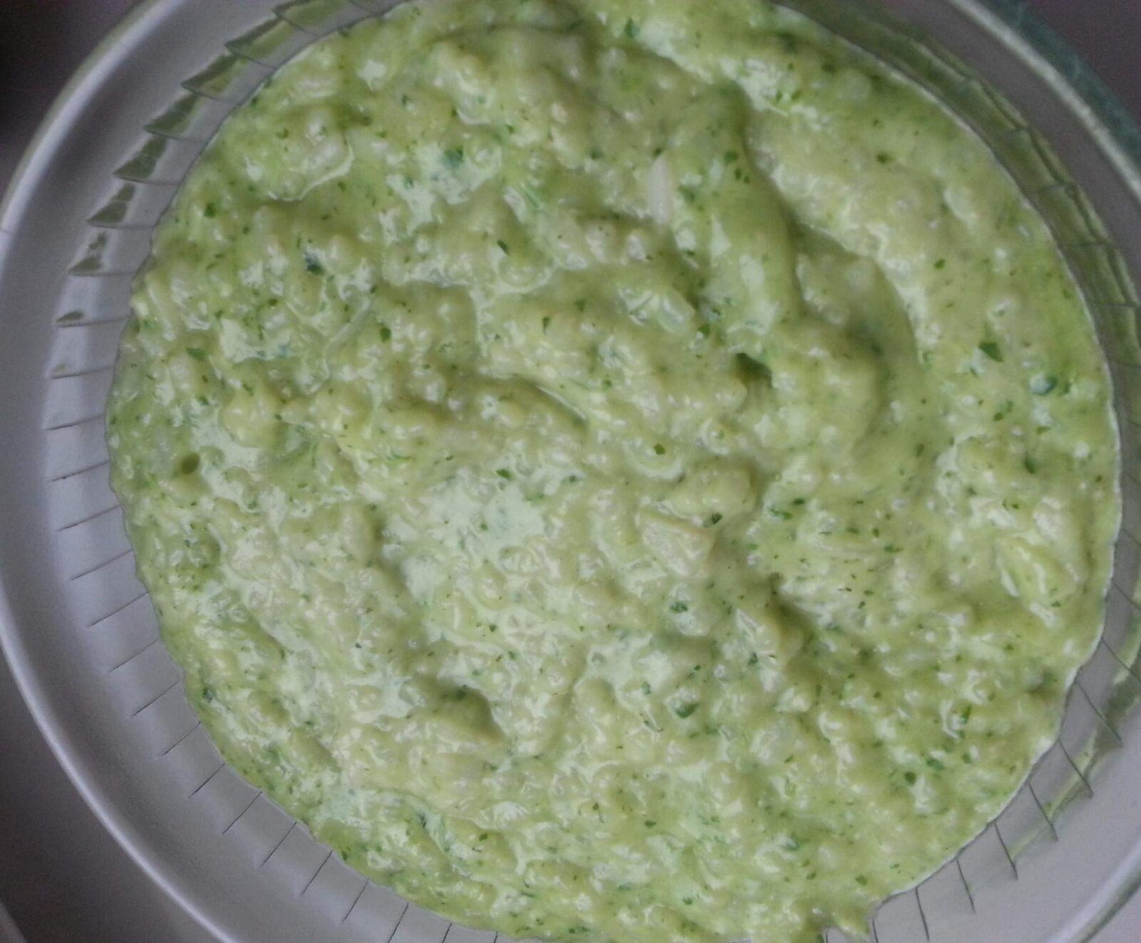 Risotto crémeux au beurre de roquette