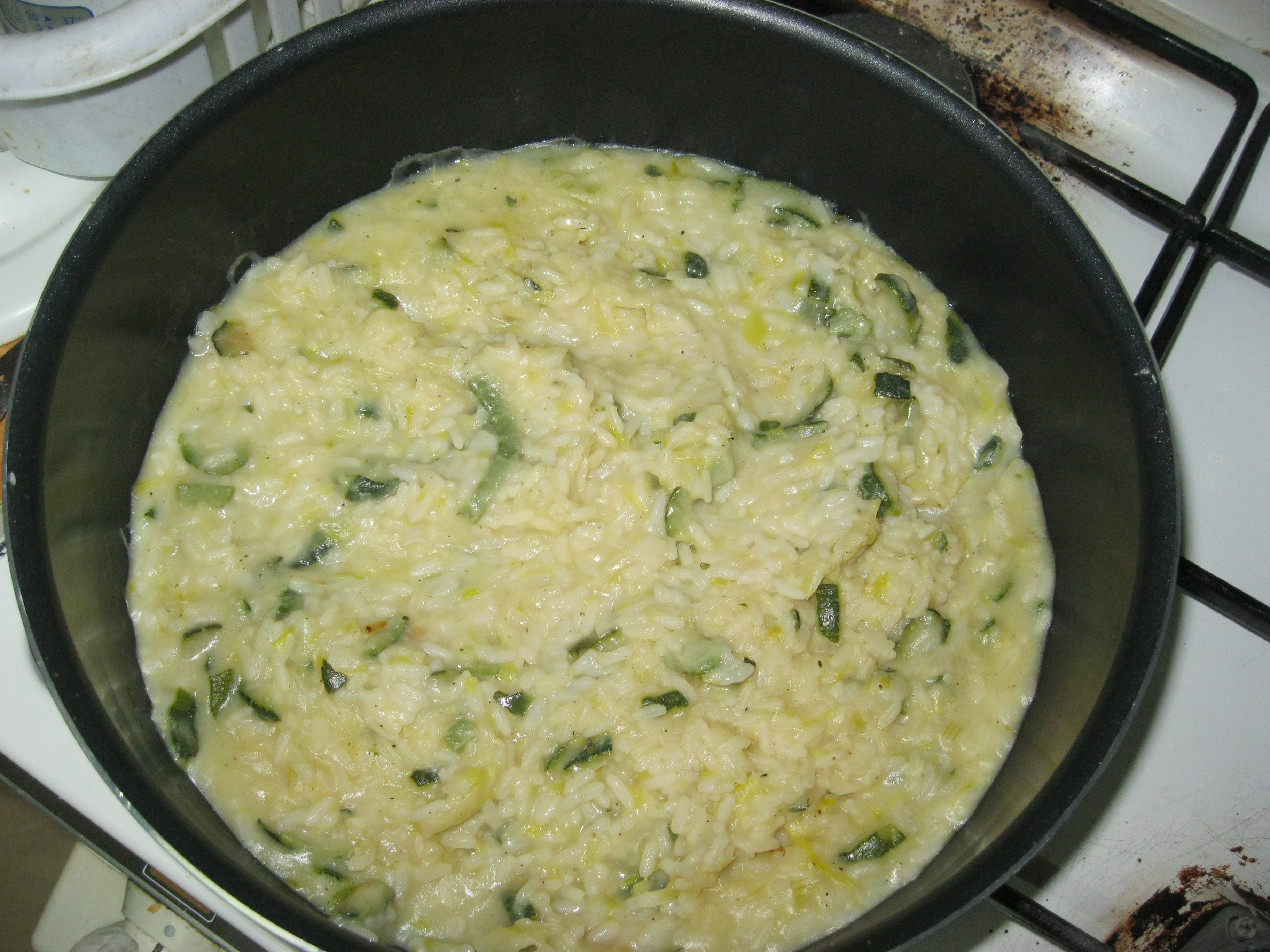 Risotto de courgettes