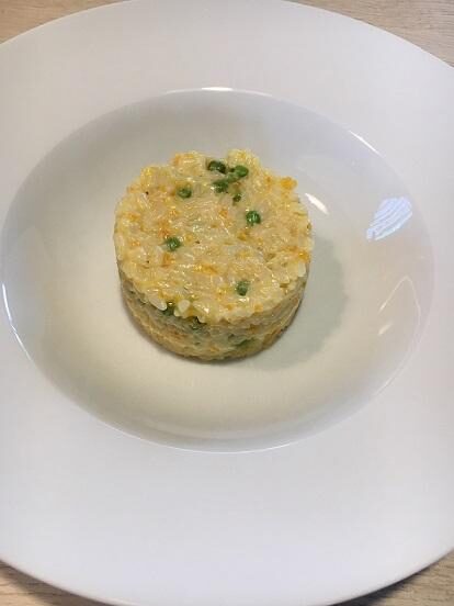 Risotto petits pois carotte