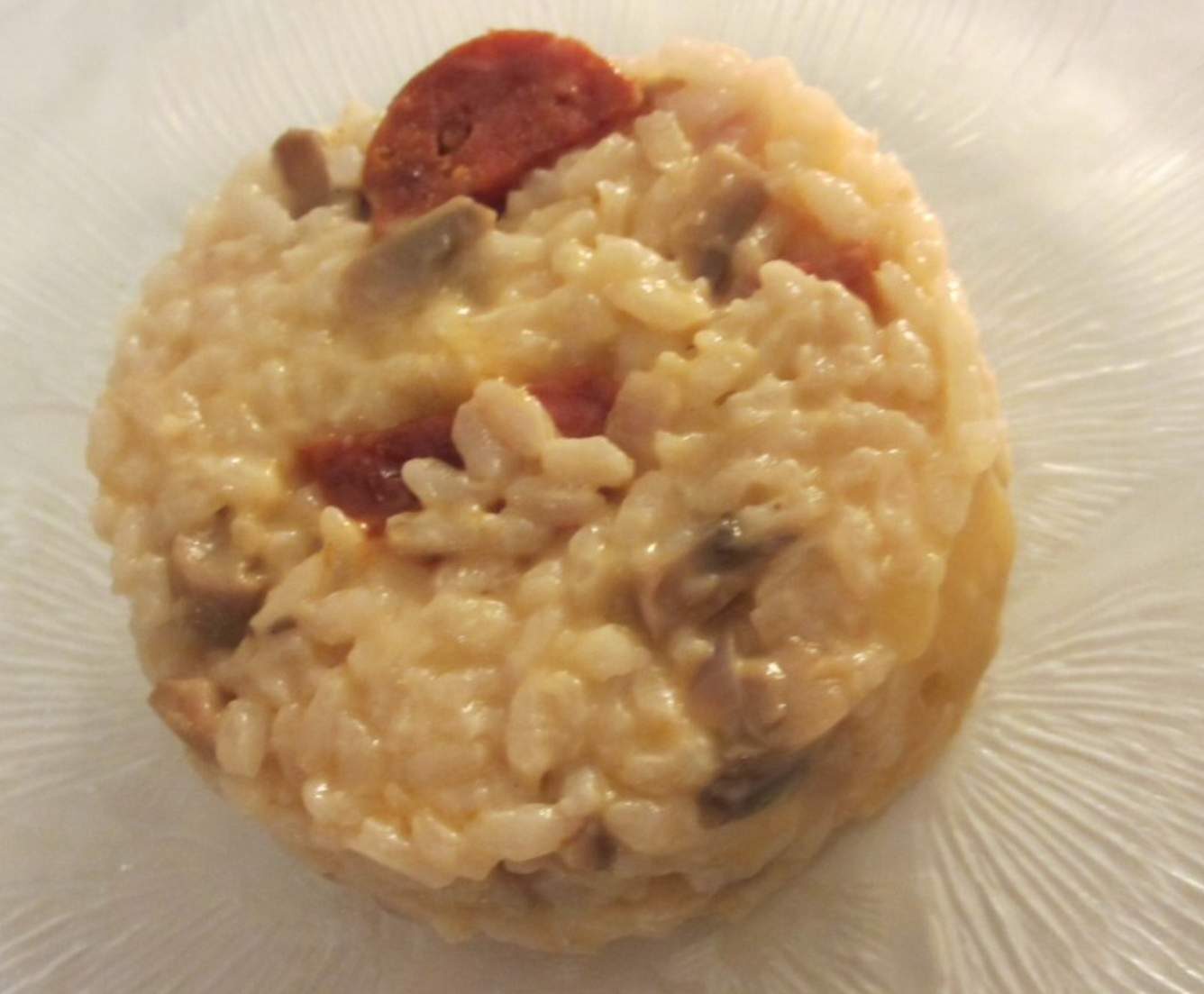 Risotto Poulet Champignon et Chorizo