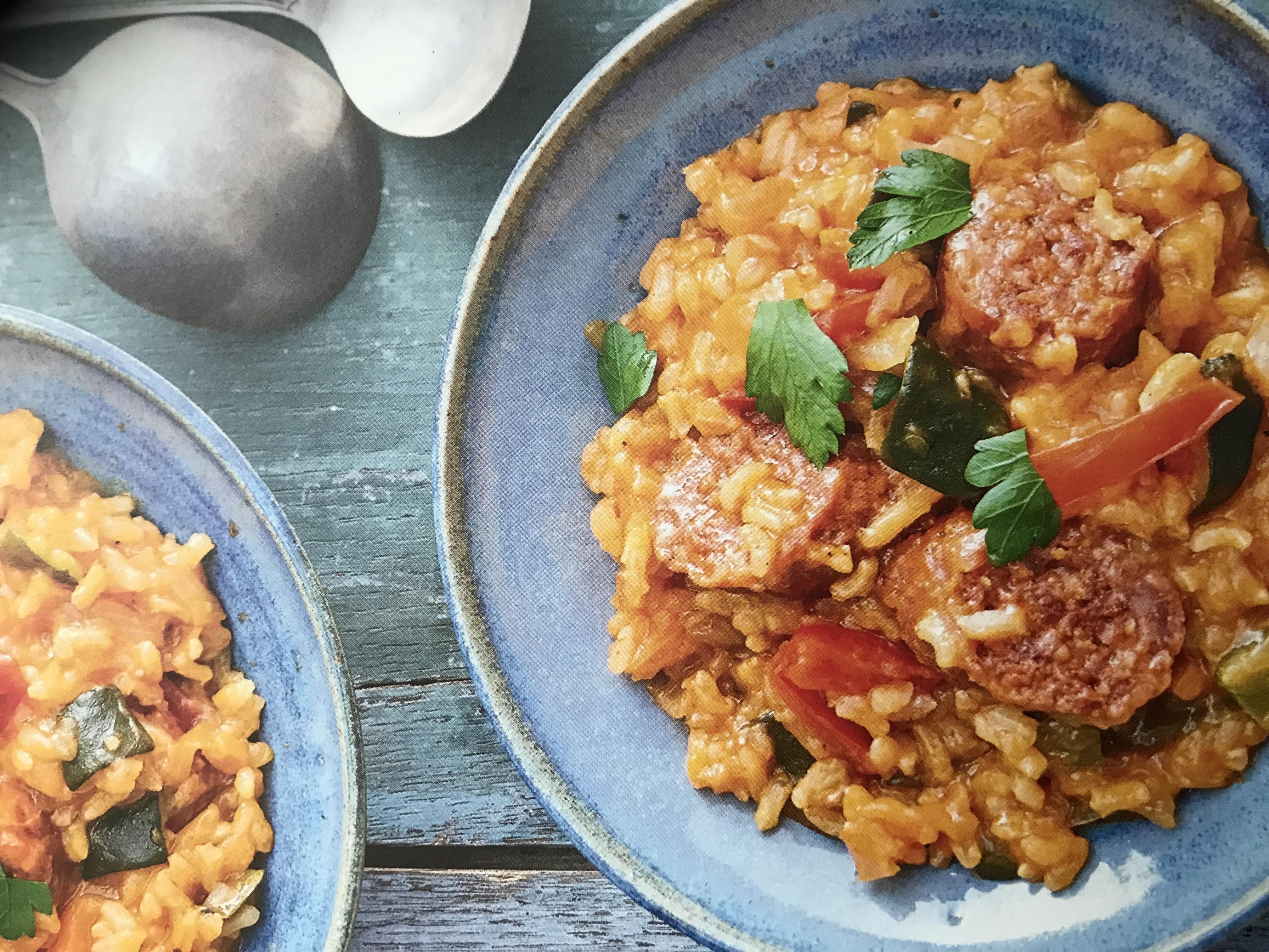 RIZ A L’ESPAGNOL au chorizo et poivrons (IG Bas)