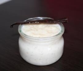 Riz au lait vanille