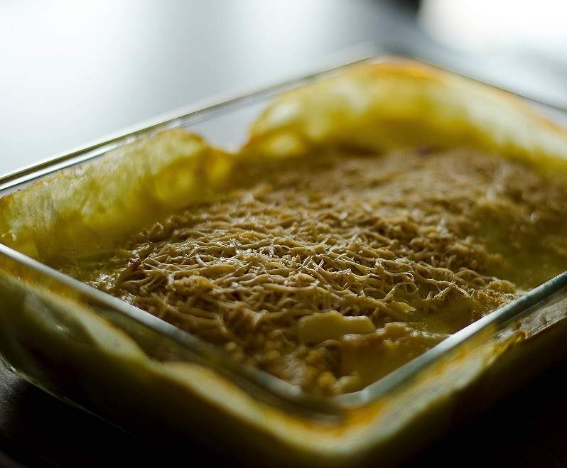 roulé de poireaux bechamel