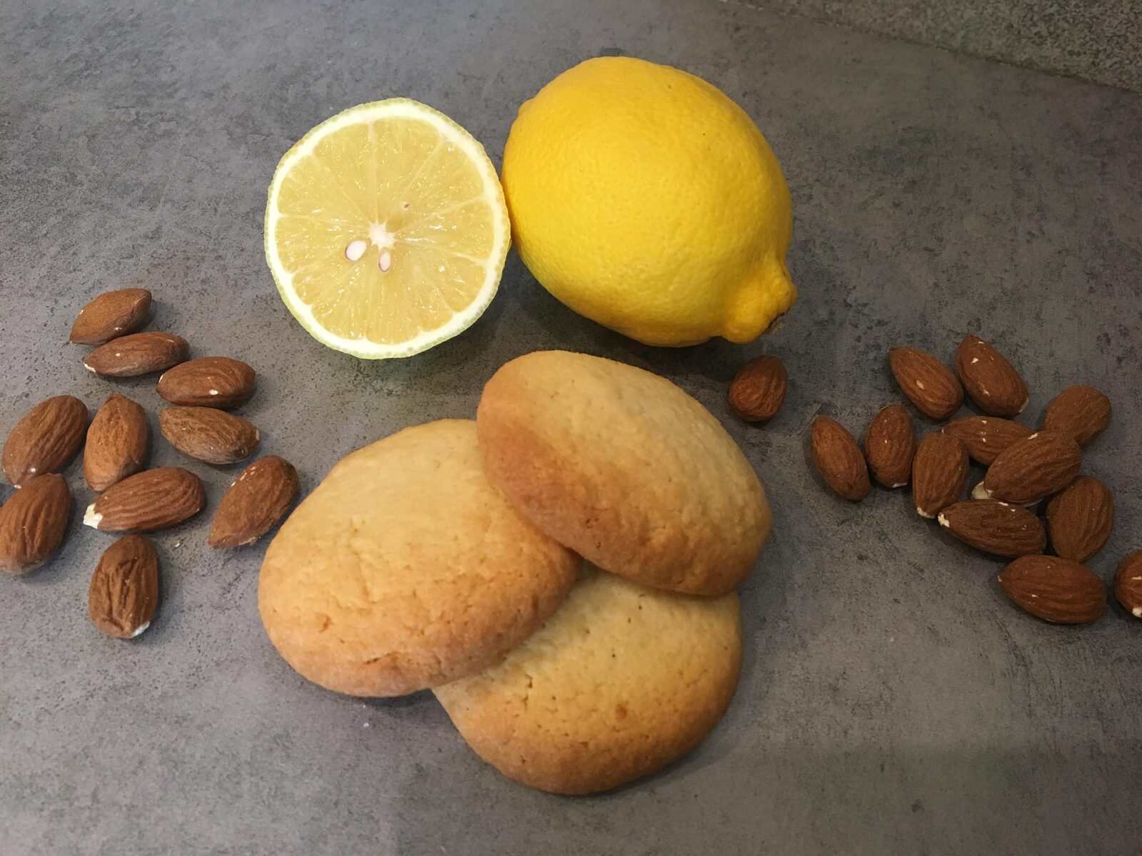 Sablés citron amandes