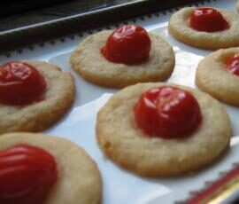 Sablés parmesan tomate cerise pour l'apéro