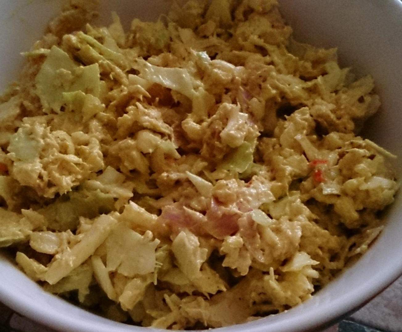 Salade de chou au curry