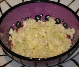 Salade de chou blanc à la japonaise