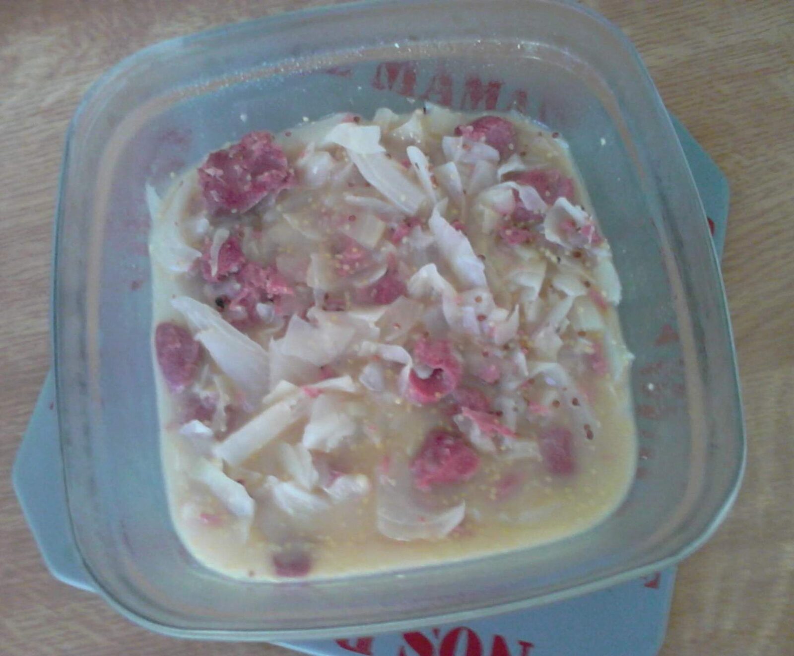 Salade de chou chaud aux gésiers