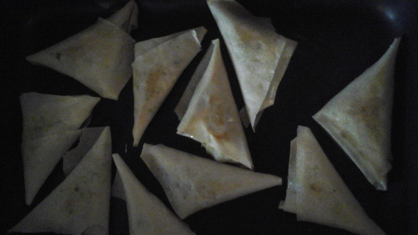 Samoussa poulet courgette