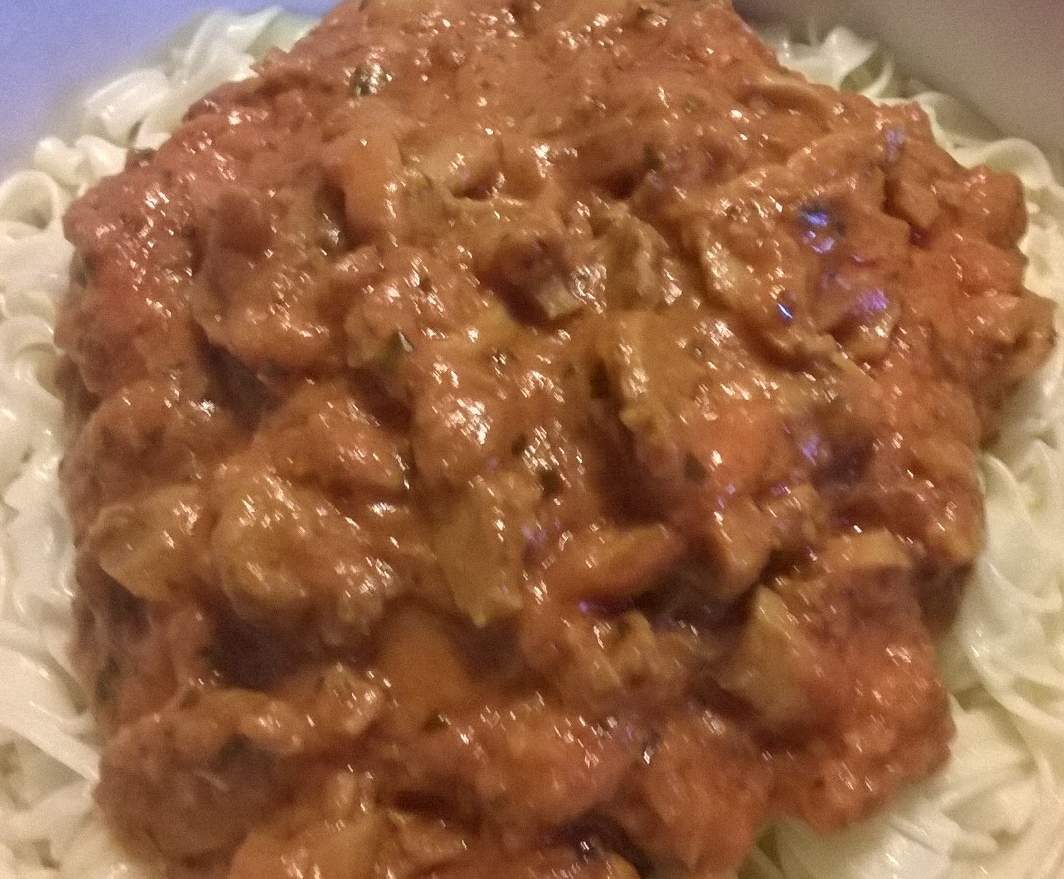 Sauce tomate aux champignons