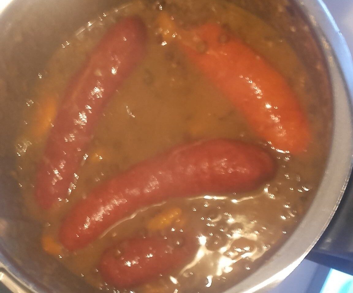 Saucisses Lentilles