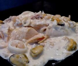 Saumon à la sauce diéppoise