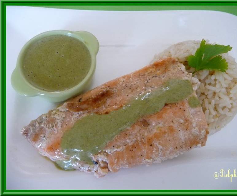 Saumon sauce oseille