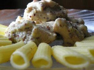 Sauté de porc à la moutarde à l'ancienne