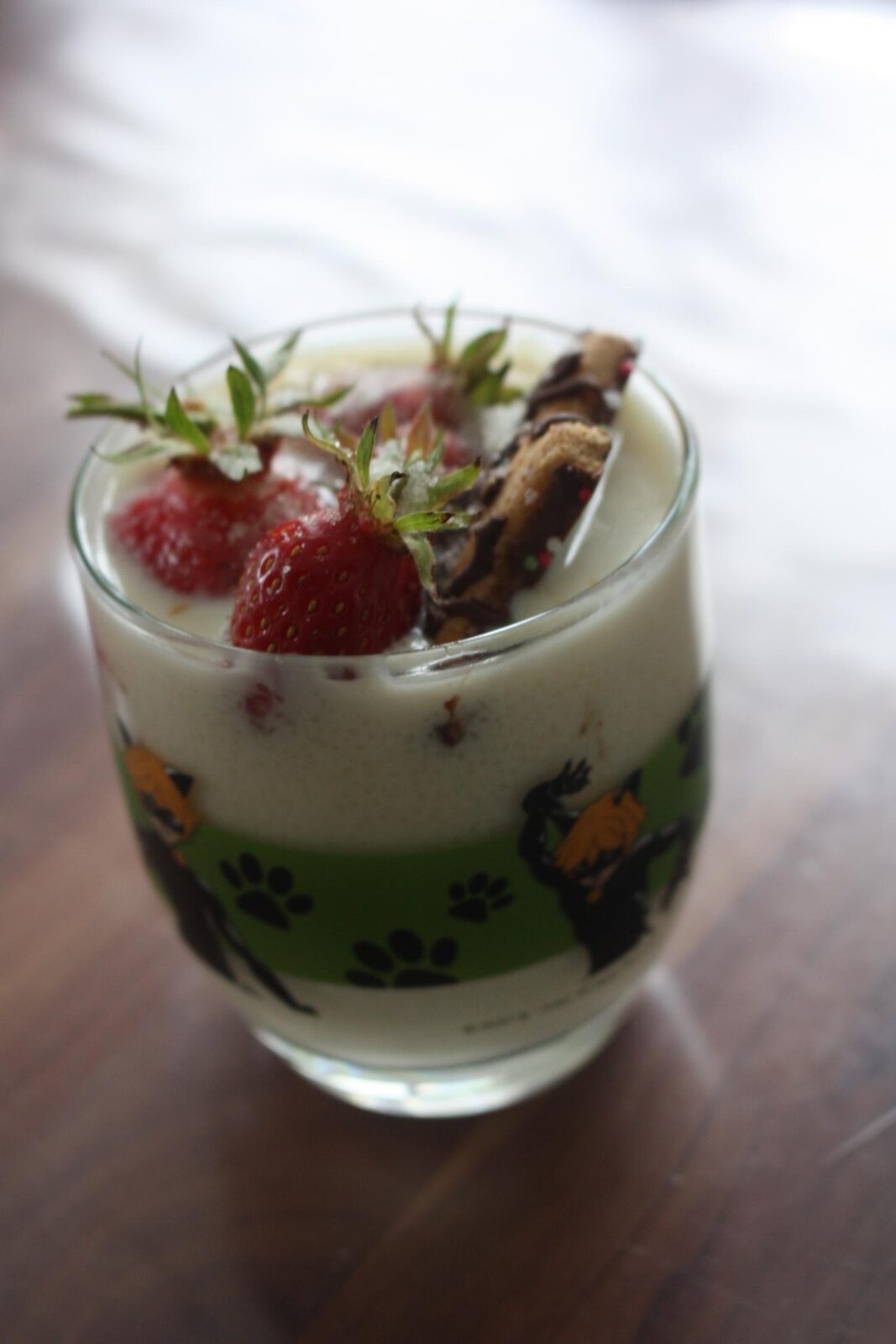 Semoule au chocolat blanc