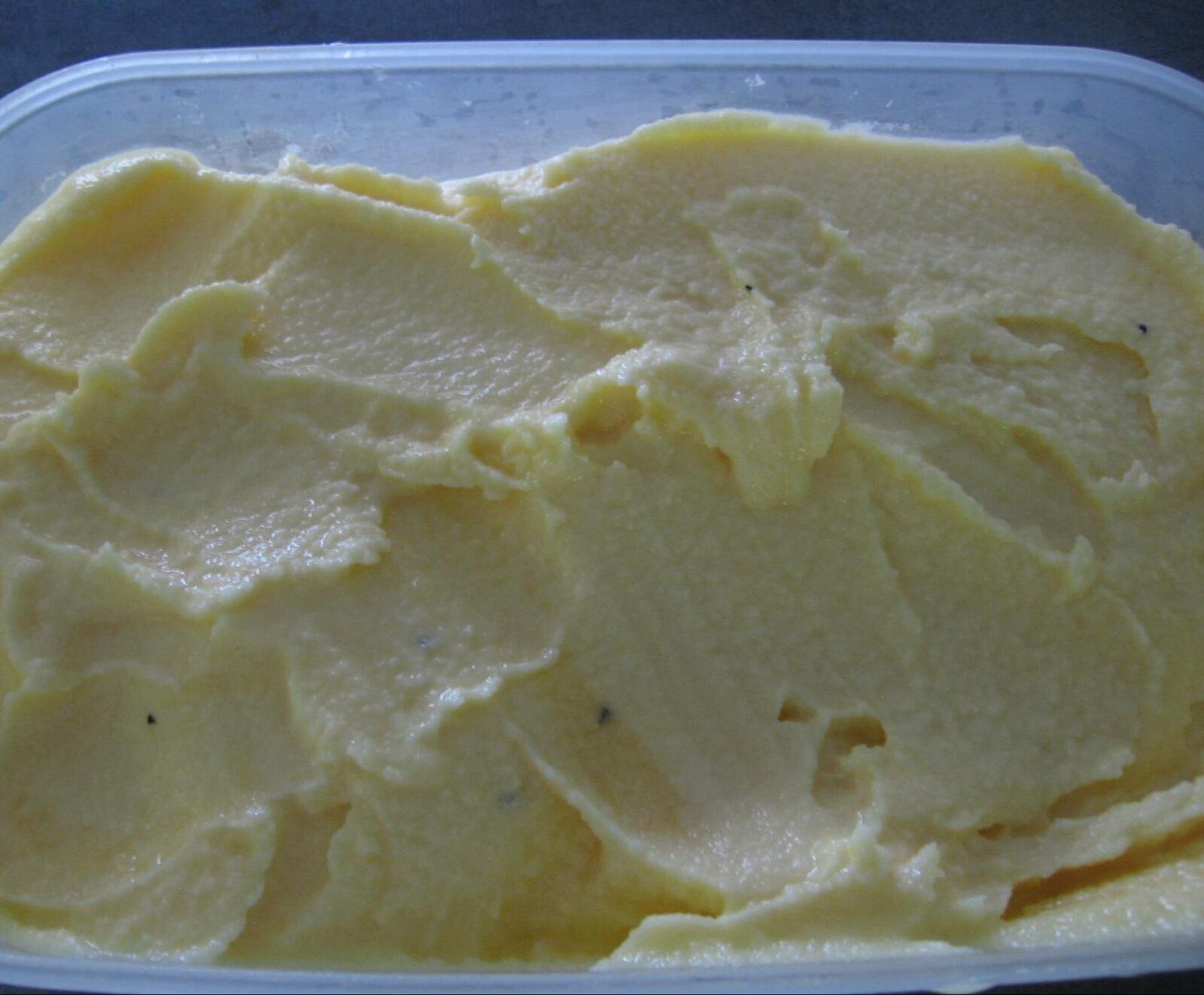 Sorbet aux fruits de la passion