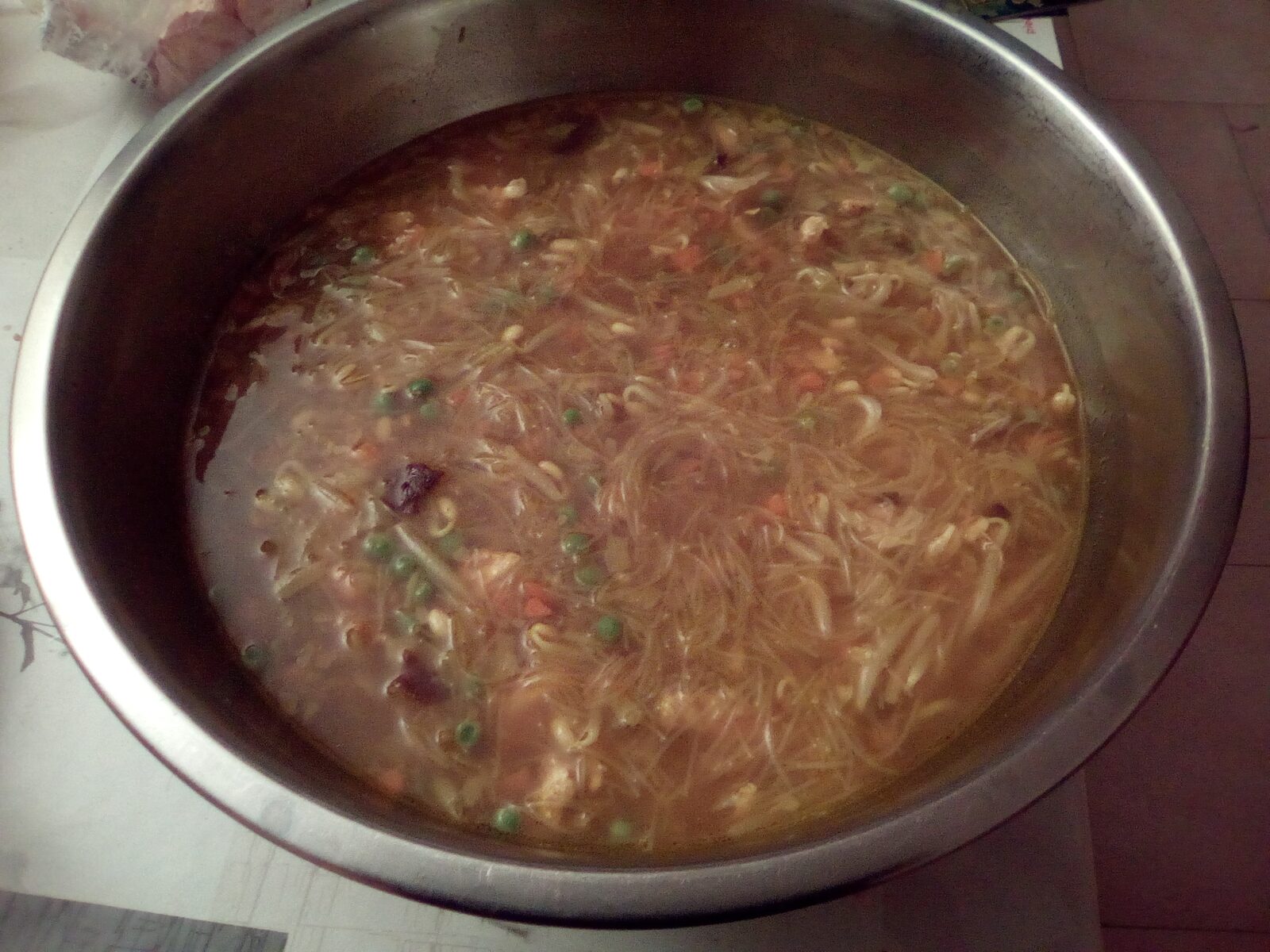 Soupe asiatique au poulet