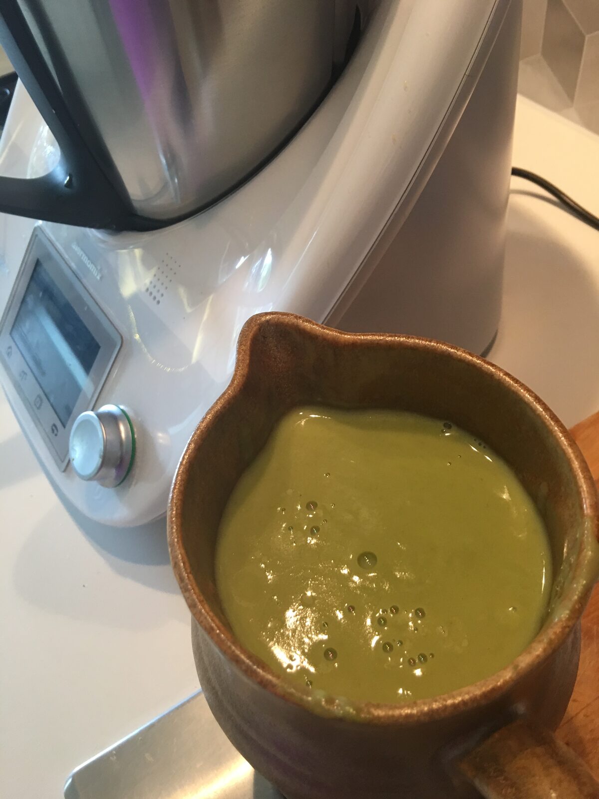 soupe aux pieds de Brocoli