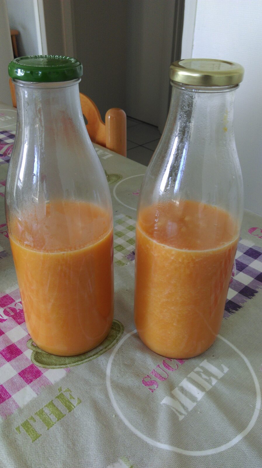 Soupe carottes, panais, et poireau