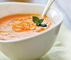 Soupe de carotte/fenouil au boursin