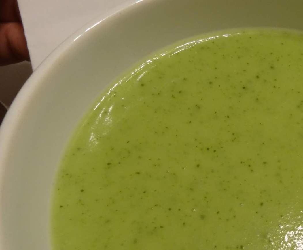 soupe de courgette au roquefort