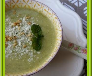 Soupe de Courgettes à la Menthe