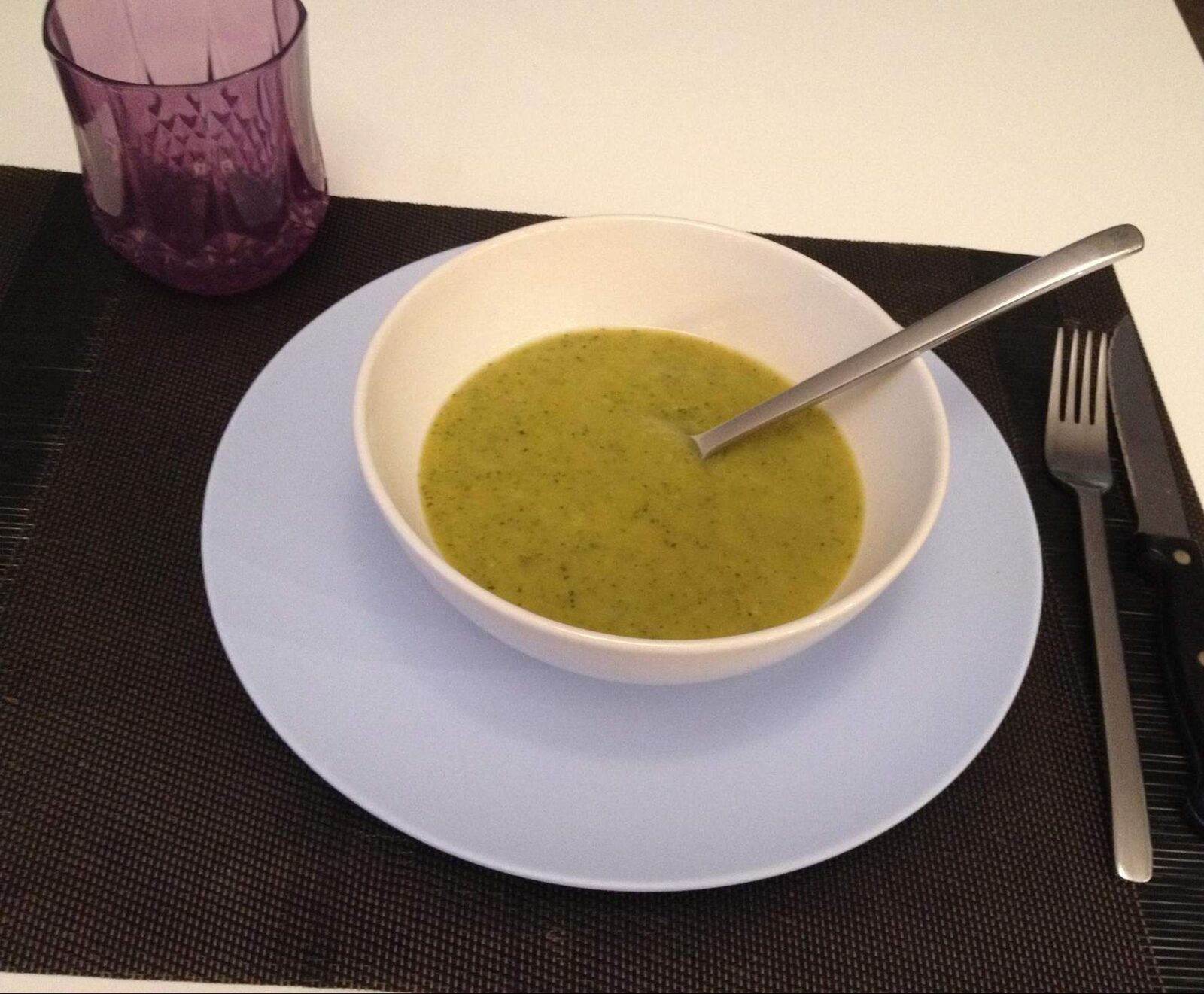 Soupe de légumes variés au kiri