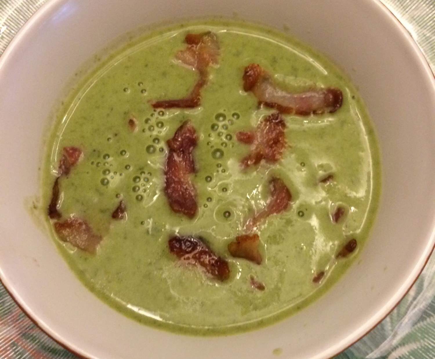 Soupe de mâche allégée