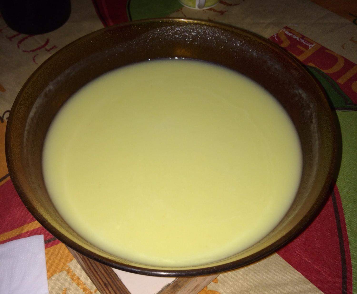 Soupe de navet poireau courgette