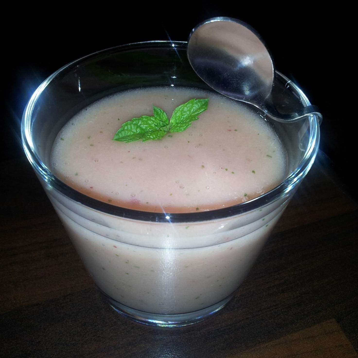 Soupe de Pêches et Menthe