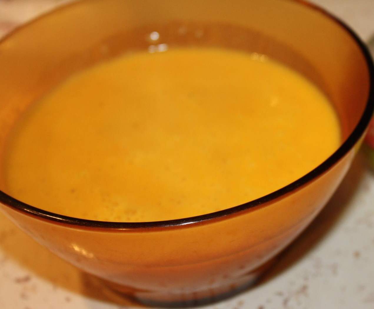Soupe de potiron au thym