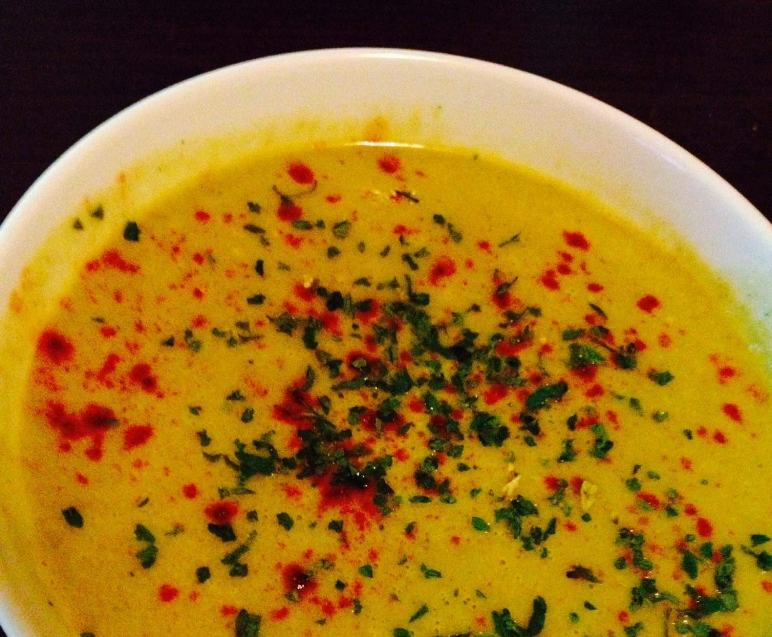 Soupe de Potiron, champignon et brocoli