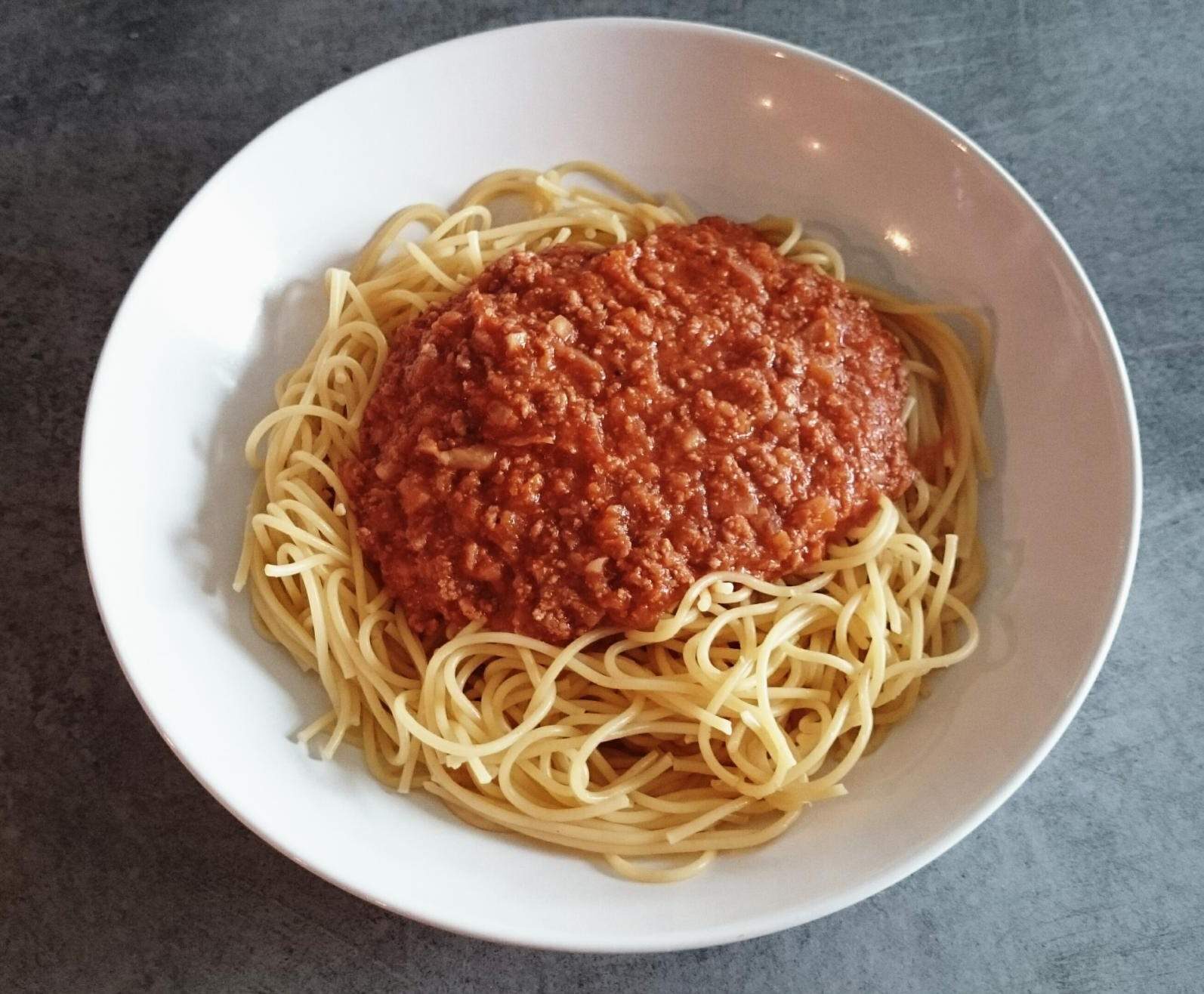 Spaghettis bolognaise au boeuf