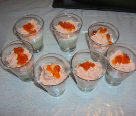 Spécial fêtes - Mousse de saumon fumé en verrine (apéritif)