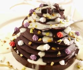 Spécial fêtes - Petits sapins de Noël en chocolat