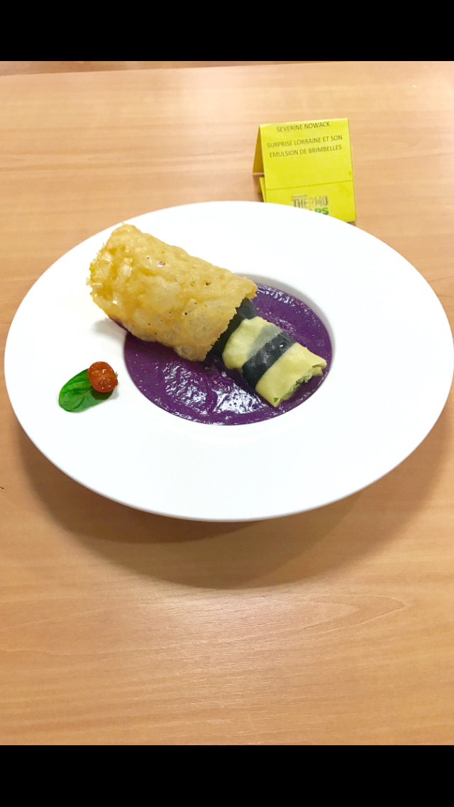 Surprise Lorraine et son émulsion de brimbelles