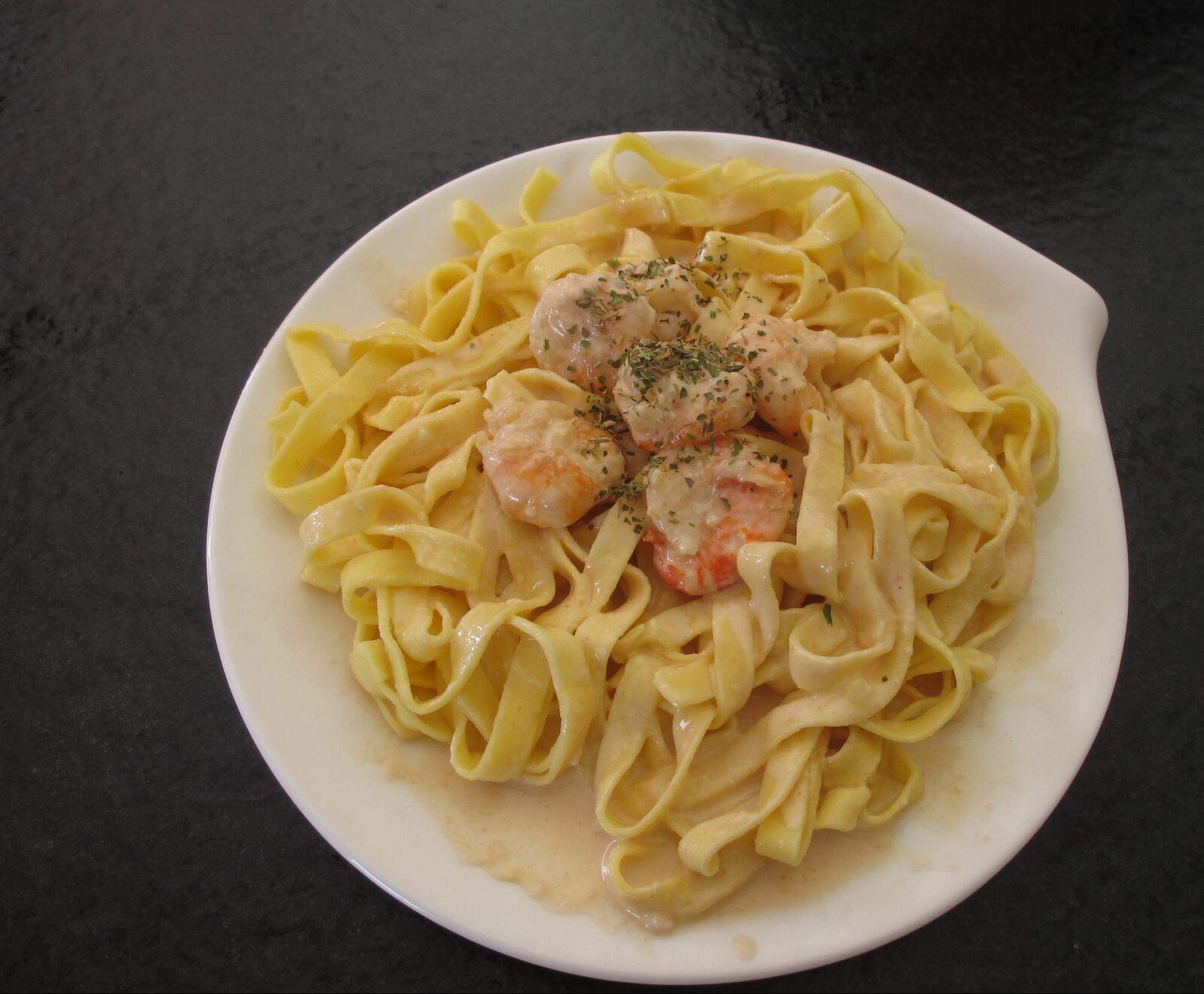 Tagliatelle aux Crevettes