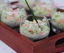 Tagliatelles de concombre au saumon fumé