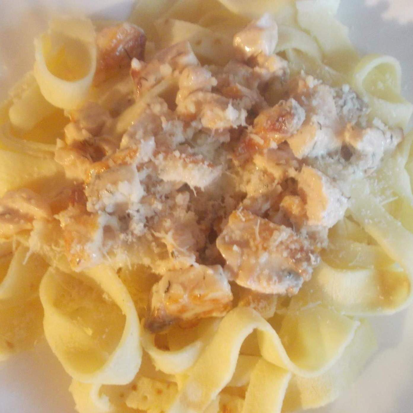 tagliatelles de crêpes au saumon