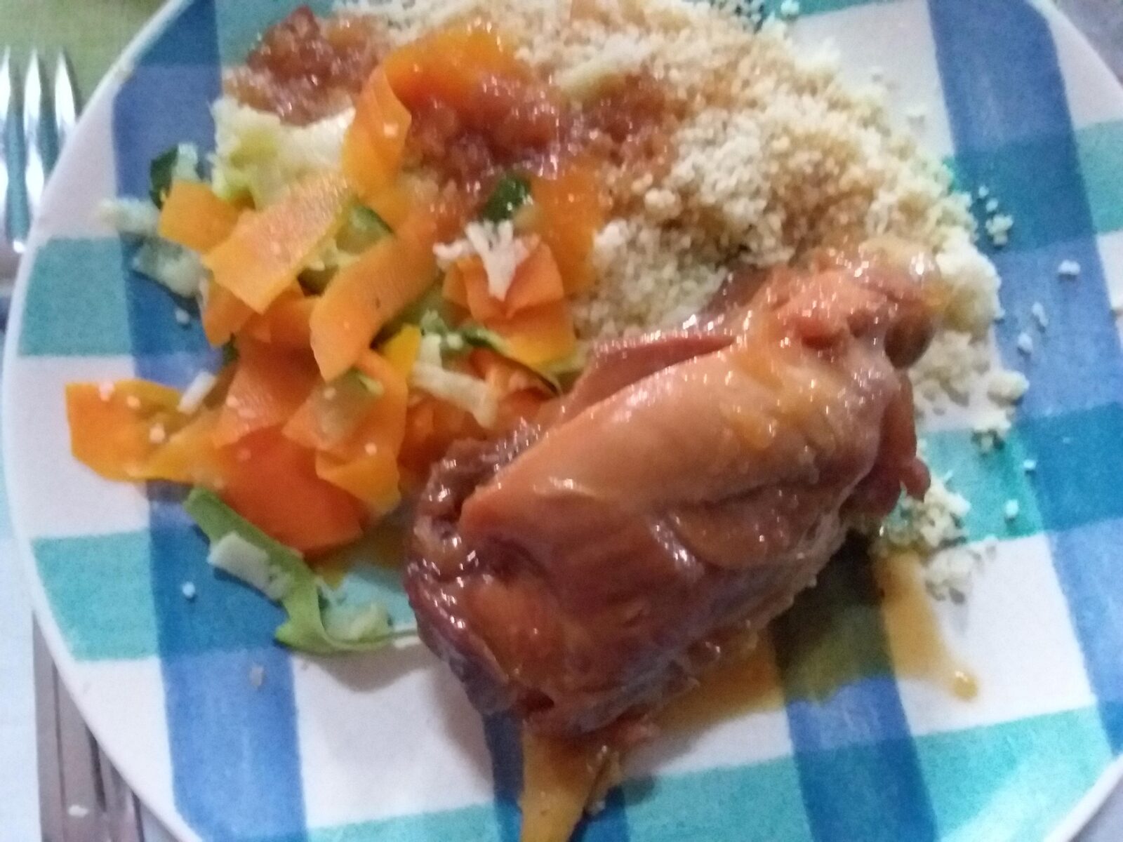 tajine de poulet gingembre et miel