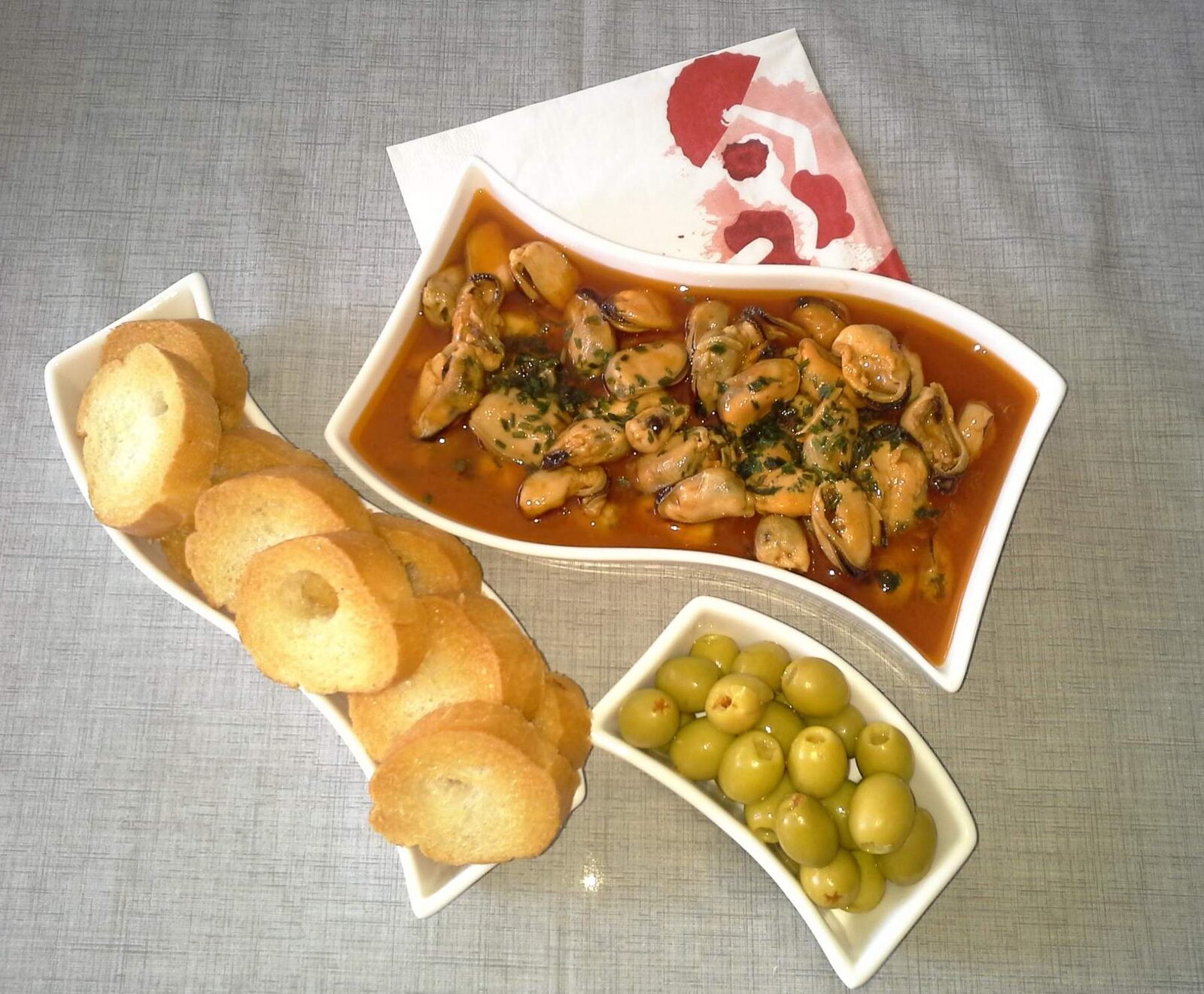 Tapas : Moules à l'Escabeche