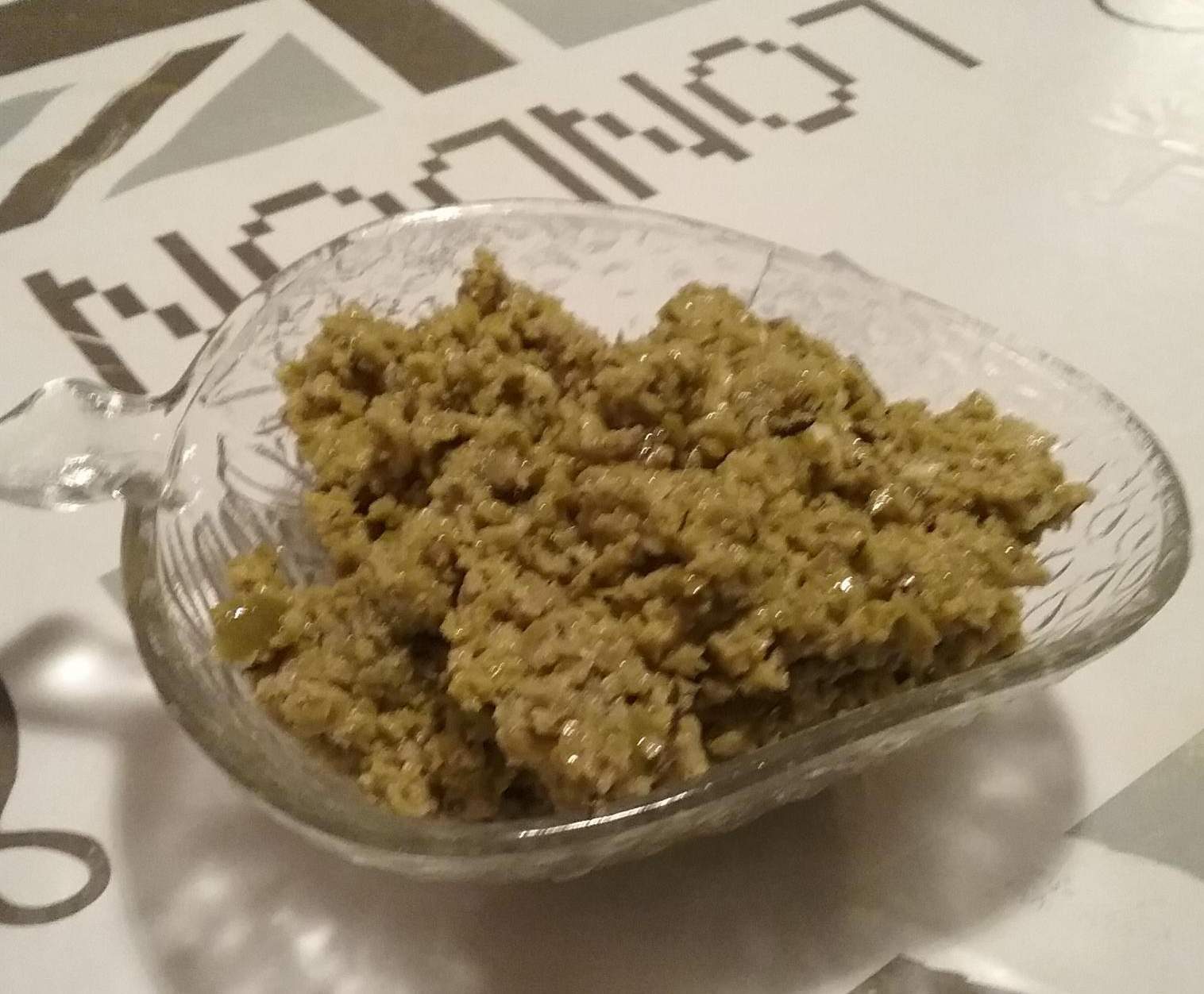 Tapenade d'olives vertes