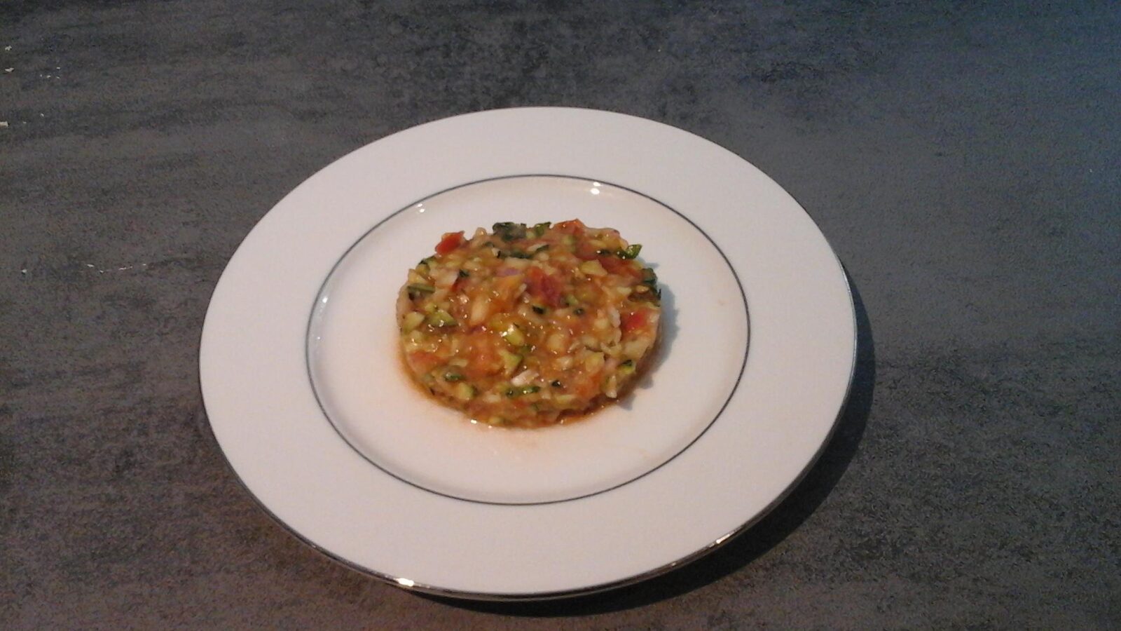 Tartare de legumes ou taboulé express