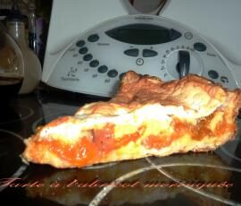 Tarte à l'abricot meringuée