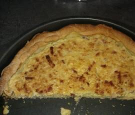 tarte à l'oignon light et sans vin blanc