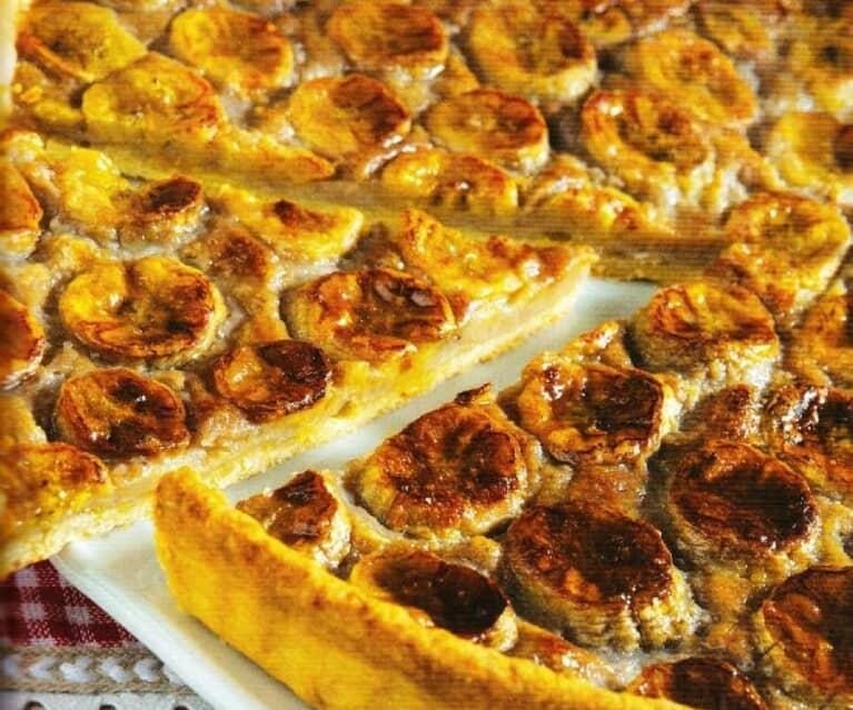 Tarte à la banane et rhum