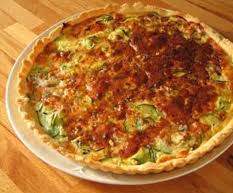 Tarte à la courgette et au comte